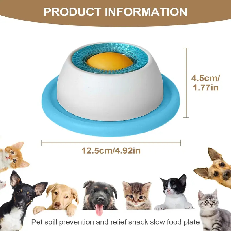 Dog Puzzle Feeder Toy - 2-in-1 Slow Feeder Likmat Honden- en
