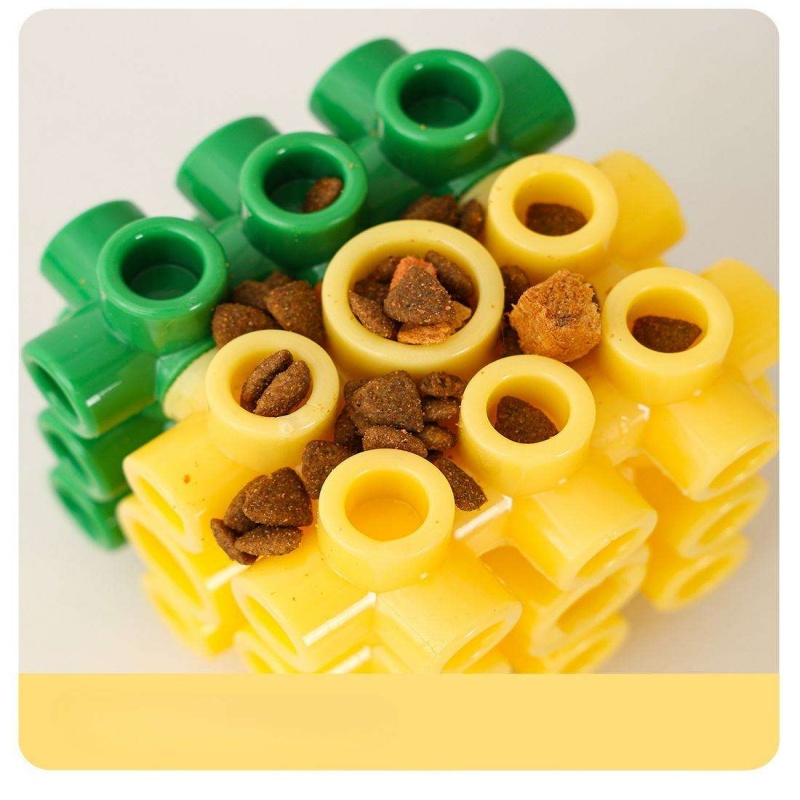Hondenspeelgoed, vierkant, voe - Rubber Treat Dispensing Dog Toy recensie en prijs