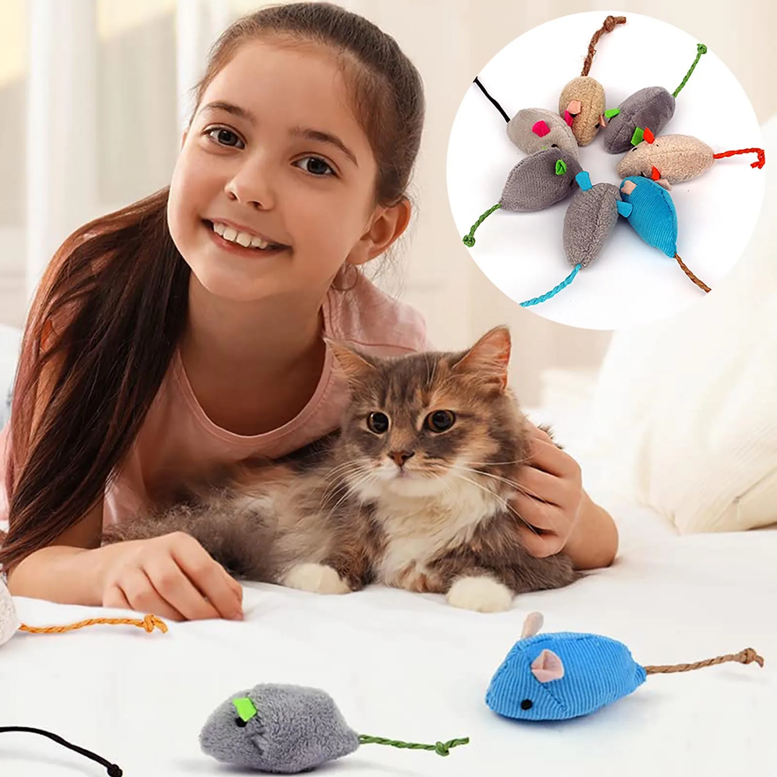 Draagbaar, zacht, interactief  - Catnip Interactive Plush Mouse recensie en prijs