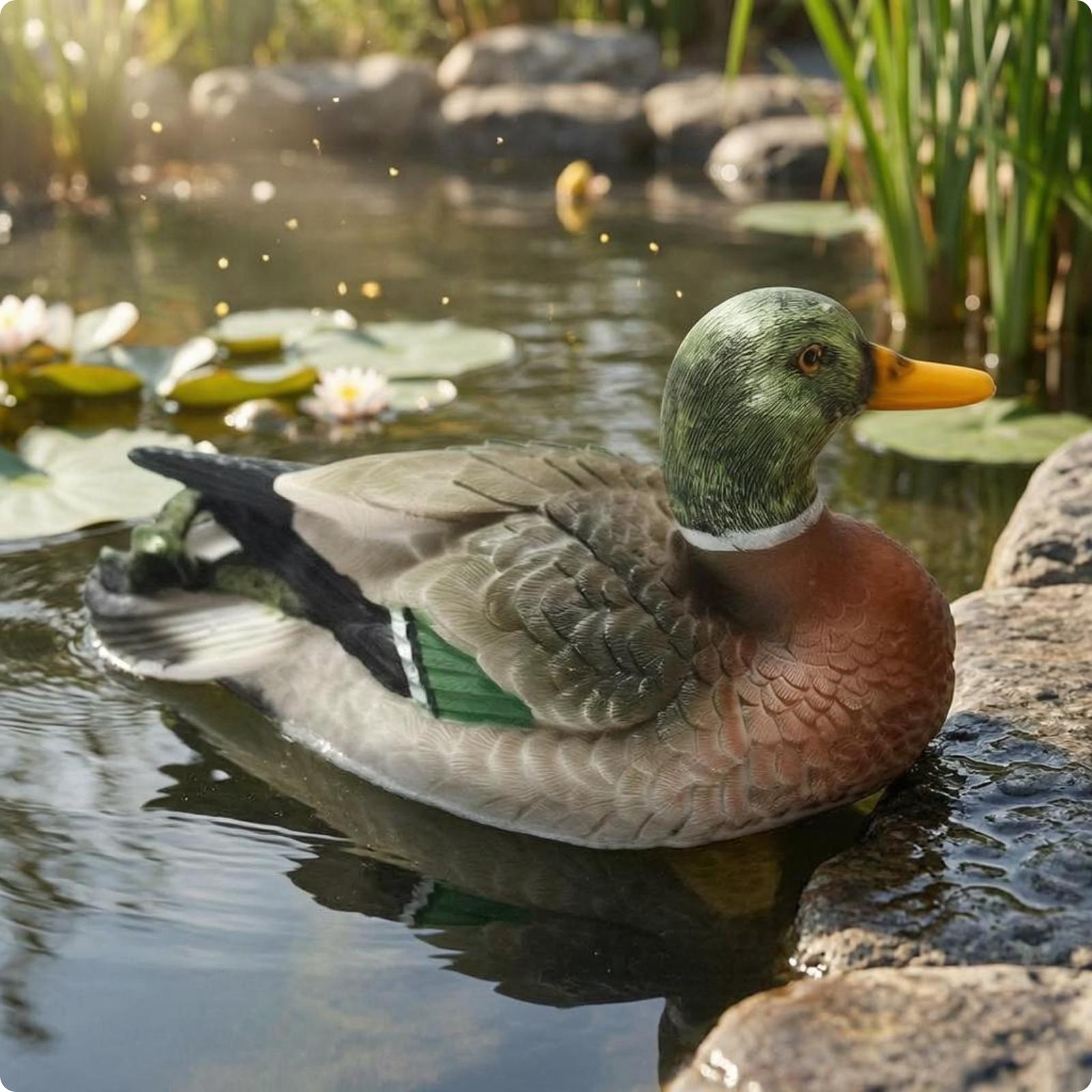 Harsen eendje beeldje, buiten  - Aquarium recensie en prijs